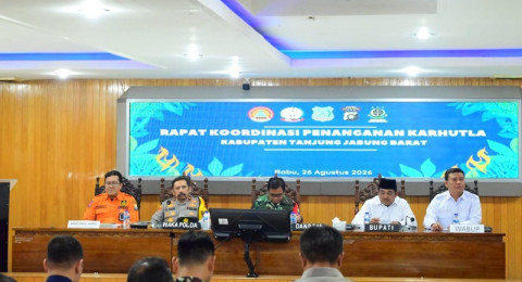 Wakapolda Jambi Tegaskan Penanganan Karhutla Butuh Keterlibatan Semua Pihak